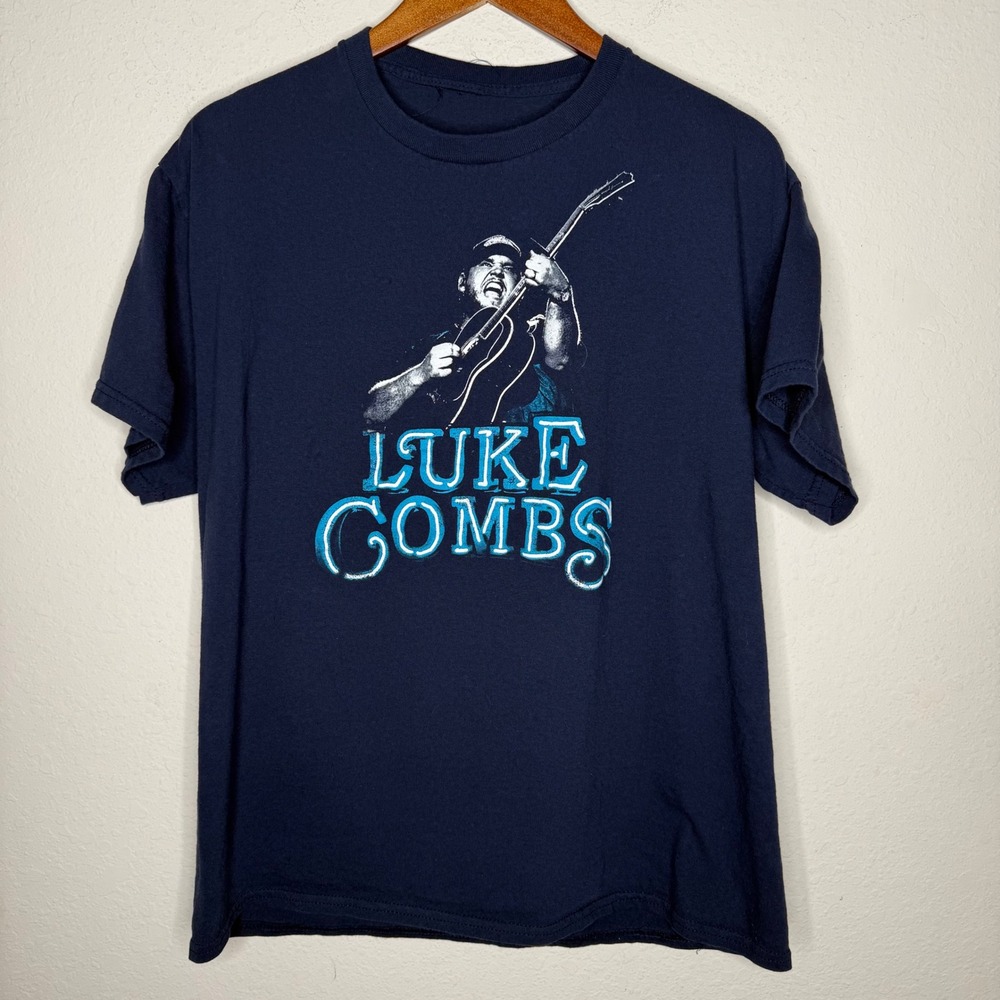 Luke Combs MOS‎ Navy Interstate Tour Tee Sz M